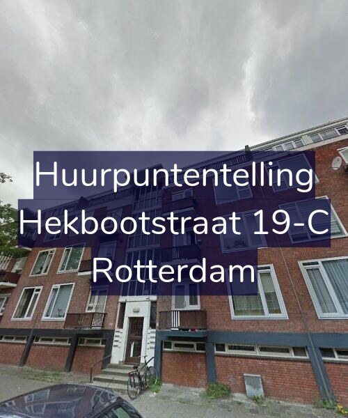 Foto gevel Huurpuntentelling voor Hekbootstraat 19-C, Rotterdam