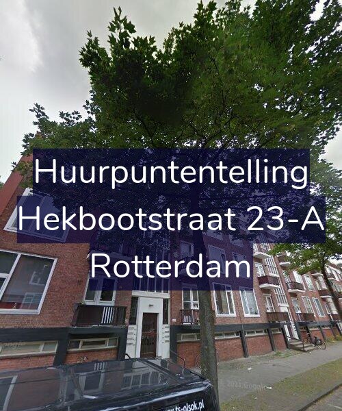 Foto gevel Huurpuntentelling voor Hekbootstraat 23-A, Rotterdam