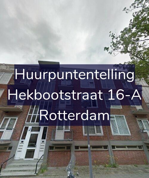 Foto gevel Huurpuntentelling voor Hekbootstraat 16-A, Rotterdam
