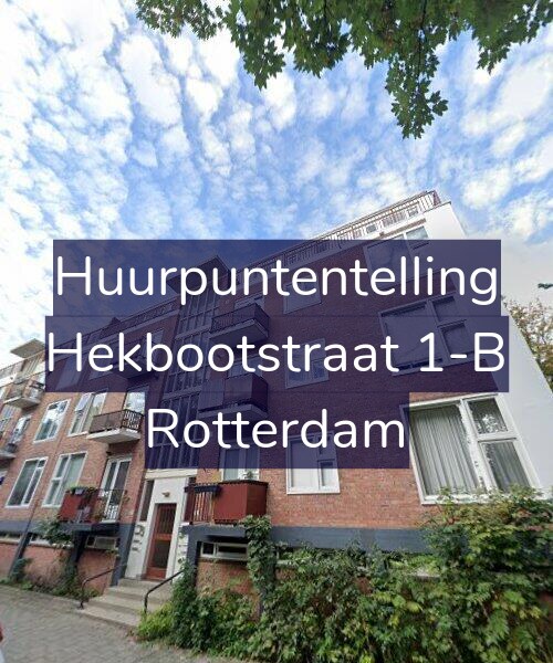 Foto gevel Huurpuntentelling voor Hekbootstraat 1-B, Rotterdam