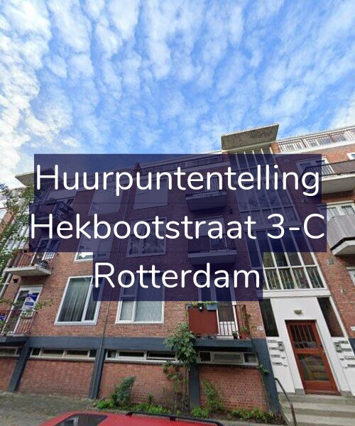 Foto gevel Huurpuntentelling voor Hekbootstraat 3-C, Rotterdam