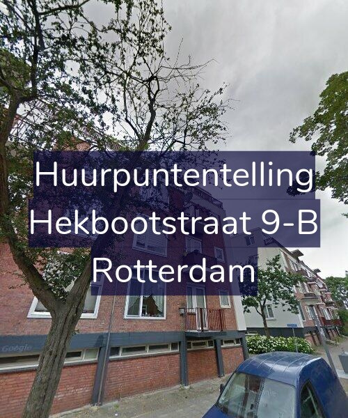 Foto gevel Huurpuntentelling voor Hekbootstraat 9-B, Rotterdam