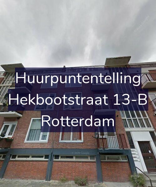 Foto gevel Huurpuntentelling voor Hekbootstraat 13-B, Rotterdam
