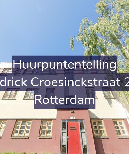 Foto gevel Huurpuntentelling voor Hendrick Croesinckstraat 25-B, Rotterdam