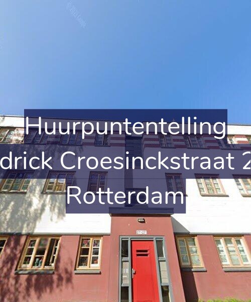Foto gevel Huurpuntentelling voor Hendrick Croesinckstraat 27-B, Rotterdam