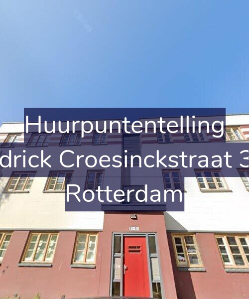 Foto gevel Huurpuntentelling voor Hendrick Croesinckstraat 31-A, Rotterdam