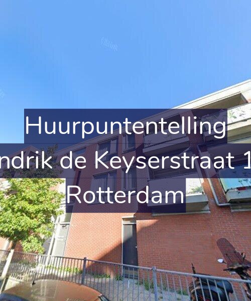 Foto gevel Huurpuntentelling voor Hendrik de Keyserstraat 113, Rotterdam