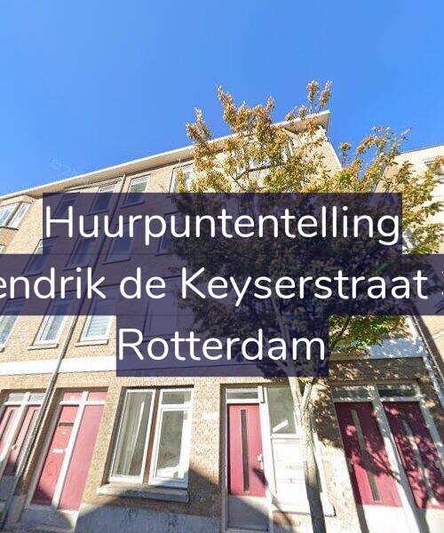 Foto gevel Huurpuntentelling voor Hendrik de Keyserstraat 38, Rotterdam