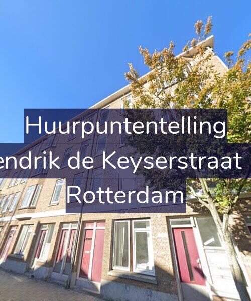 Foto gevel Huurpuntentelling voor Hendrik de Keyserstraat 28, Rotterdam