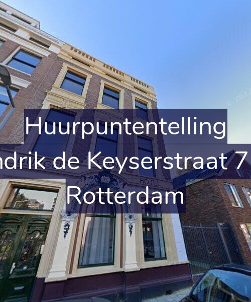 Foto gevel Huurpuntentelling voor Hendrik de Keyserstraat 72-D, Rotterdam