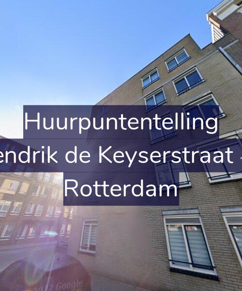 Foto gevel Huurpuntentelling voor Hendrik de Keyserstraat 46, Rotterdam