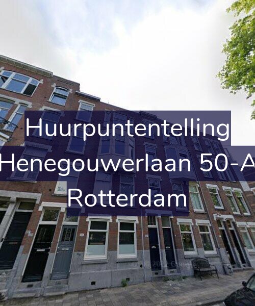 Foto gevel Huurpuntentelling voor Henegouwerlaan 50-A, Rotterdam