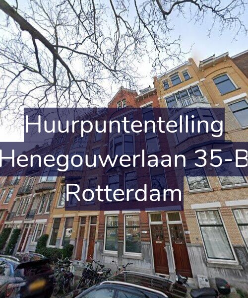Foto gevel Huurpuntentelling voor Henegouwerlaan 35-B, Rotterdam