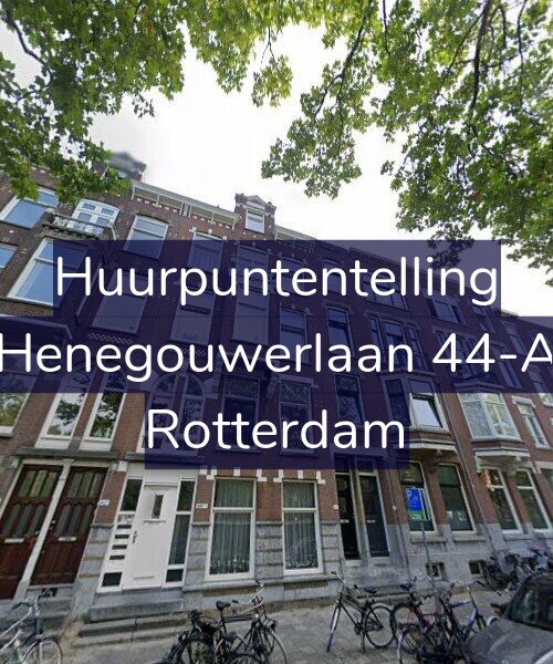 Foto gevel Huurpuntentelling voor Henegouwerlaan 44-A, Rotterdam