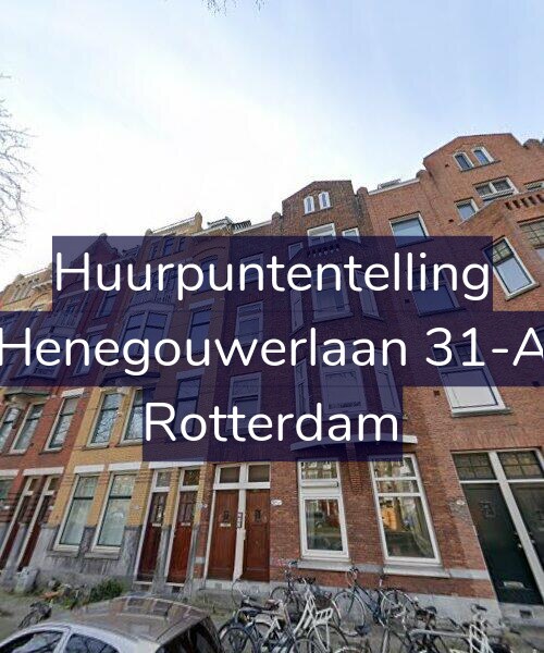 Foto gevel Huurpuntentelling voor Henegouwerlaan 31-A, Rotterdam