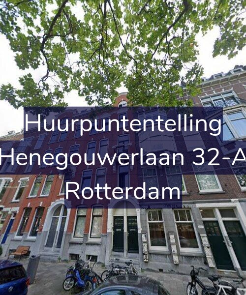Foto gevel Huurpuntentelling voor Henegouwerlaan 32-A, Rotterdam