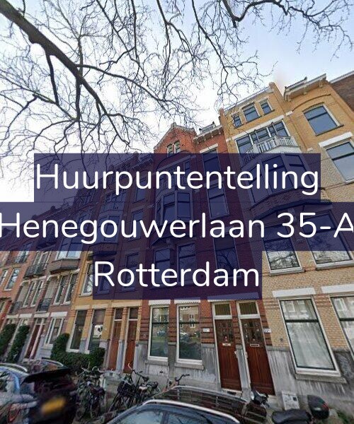 Foto gevel Huurpuntentelling voor Henegouwerlaan 35-A, Rotterdam