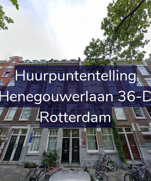 Foto gevel Huurpuntentelling voor Henegouwerlaan 36-D, Rotterdam