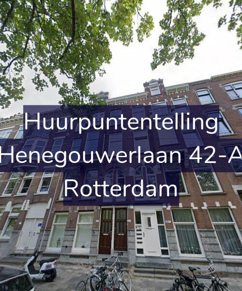 Foto gevel Huurpuntentelling voor Henegouwerlaan 42-A, Rotterdam