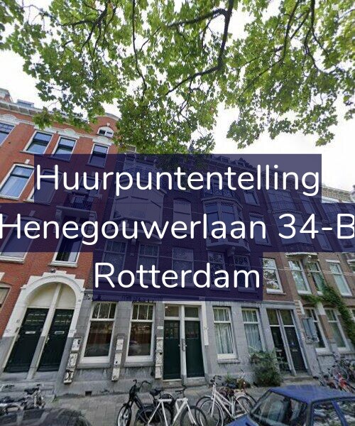 Foto gevel Huurpuntentelling voor Henegouwerlaan 34-B, Rotterdam