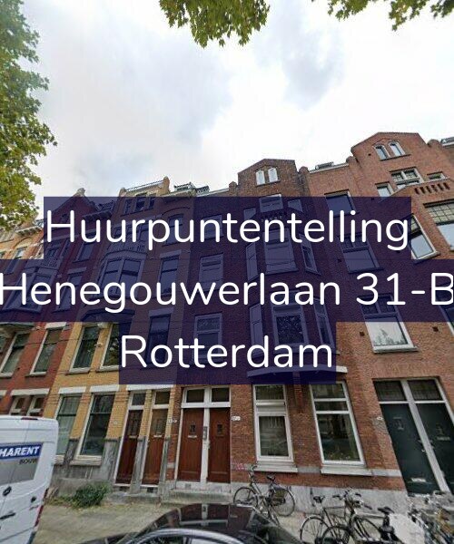 Foto gevel Huurpuntentelling voor Henegouwerlaan 31-B, Rotterdam