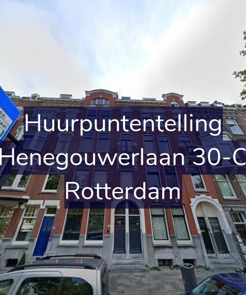 Foto gevel Huurpuntentelling voor Henegouwerlaan 30-C, Rotterdam