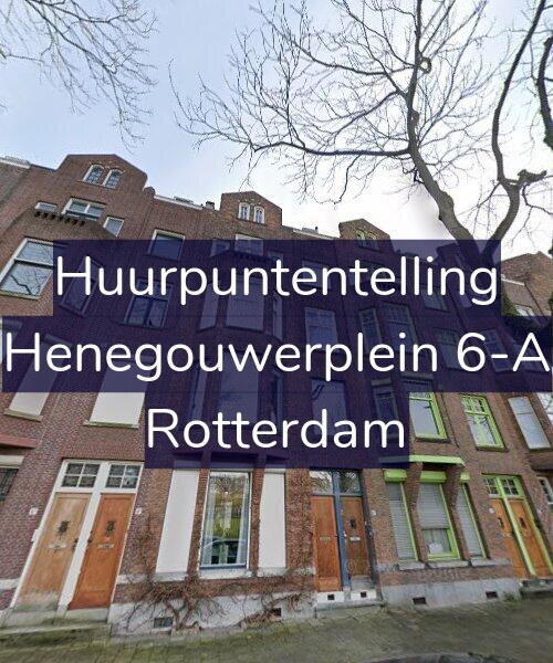 Foto gevel Huurpuntentelling voor Henegouwerplein 6-A, Rotterdam