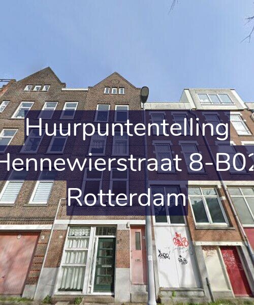 Foto gevel Huurpuntentelling voor Hennewierstraat 8-B02, Rotterdam