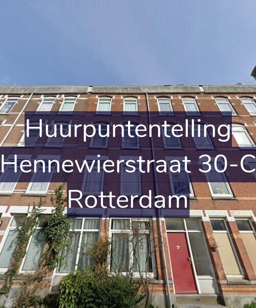 Foto gevel Huurpuntentelling voor Hennewierstraat 30-C, Rotterdam