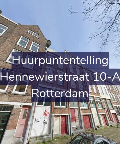 Foto gevel Huurpuntentelling voor Hennewierstraat 10-A, Rotterdam