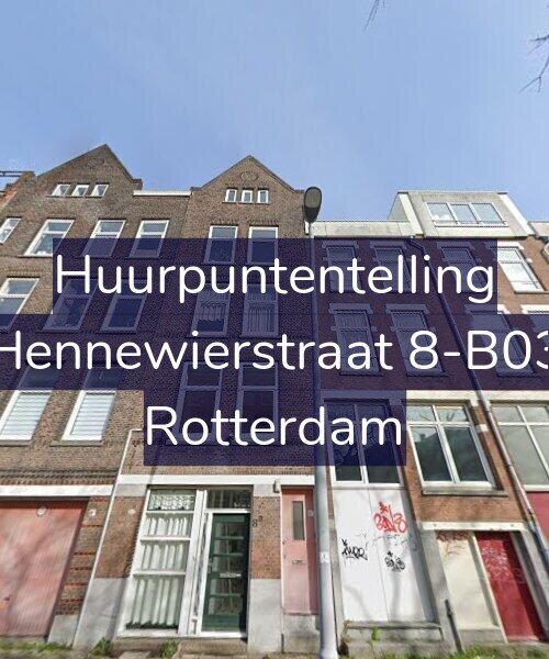 Foto gevel Huurpuntentelling voor Hennewierstraat 8-B03, Rotterdam