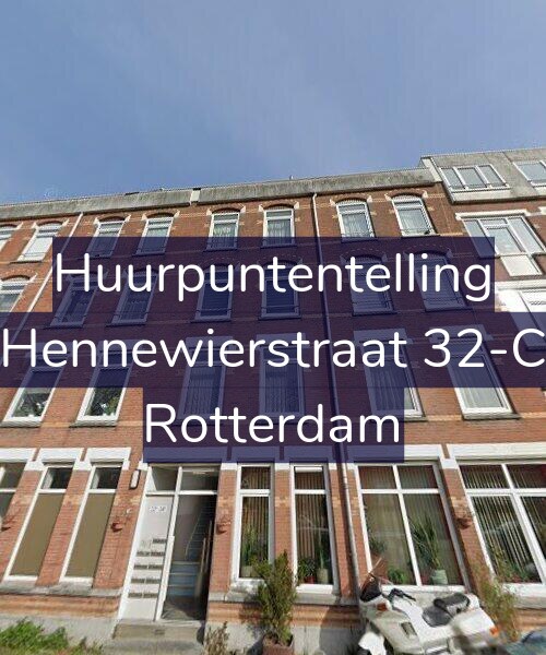 Foto gevel Huurpuntentelling voor Hennewierstraat 32-C, Rotterdam