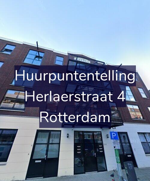 Foto gevel Huurpuntentelling voor Herlaerstraat 4, Rotterdam