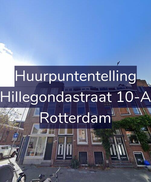 Foto gevel Huurpuntentelling voor Hillegondastraat 10-A, Rotterdam