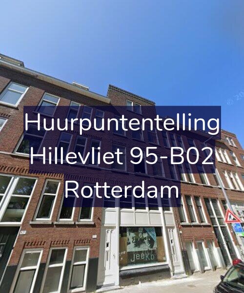 Foto gevel Huurpuntentelling voor Hillevliet 95-B02, Rotterdam