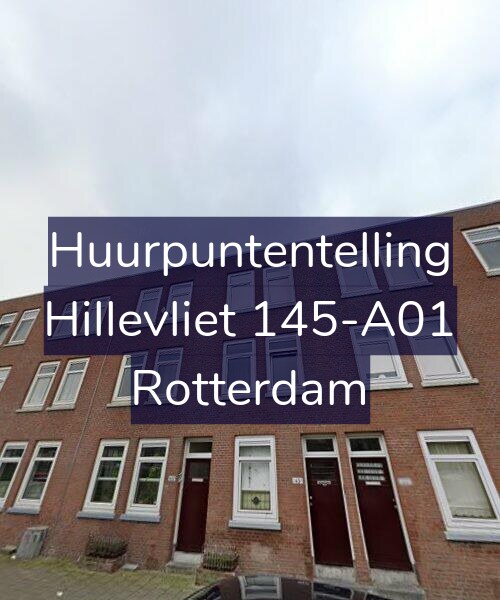 Foto gevel Huurpuntentelling voor Hillevliet 145-A01, Rotterdam