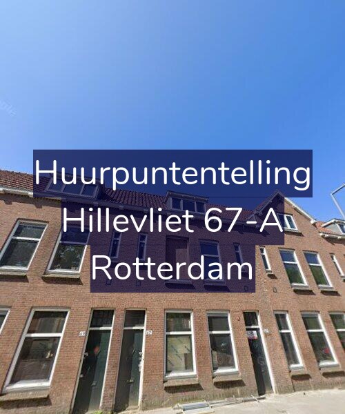 Foto gevel Huurpuntentelling voor Hillevliet 67-A, Rotterdam