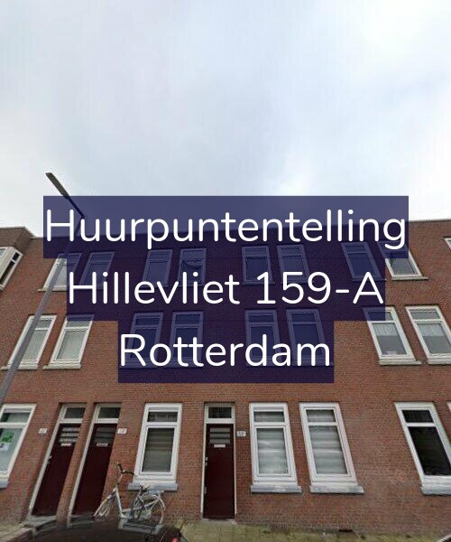 Foto gevel Huurpuntentelling voor Hillevliet 159-A, Rotterdam