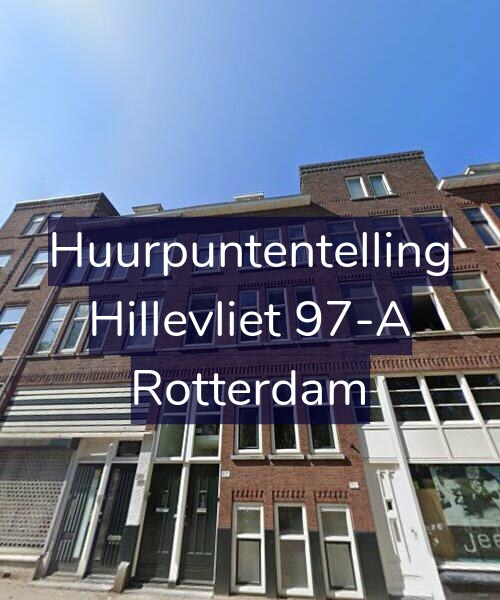 Foto gevel Huurpuntentelling voor Hillevliet 97-A, Rotterdam