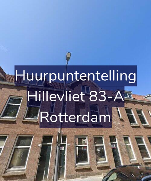 Foto gevel Huurpuntentelling voor Hillevliet 83-A, Rotterdam