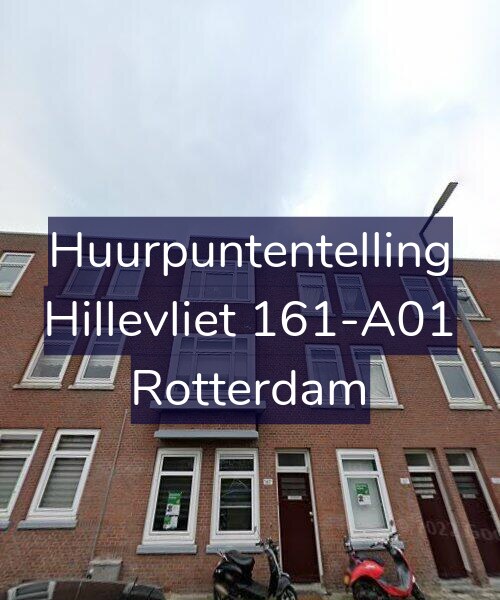 Foto gevel Huurpuntentelling voor Hillevliet 161-A01, Rotterdam