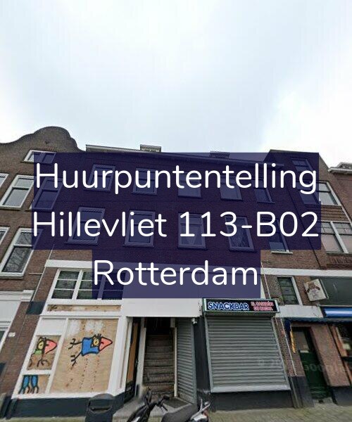 Foto gevel Huurpuntentelling voor Hillevliet 113-B02, Rotterdam