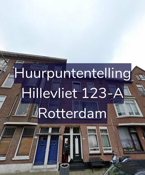 Foto gevel Huurpuntentelling voor Hillevliet 123-A, Rotterdam