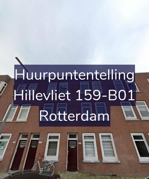 Foto gevel Huurpuntentelling voor Hillevliet 159-B01, Rotterdam