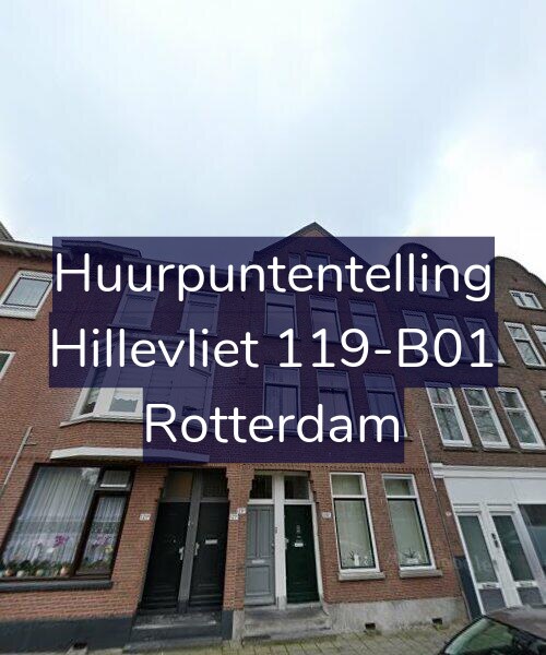 Foto gevel Huurpuntentelling voor Hillevliet 119-B01, Rotterdam