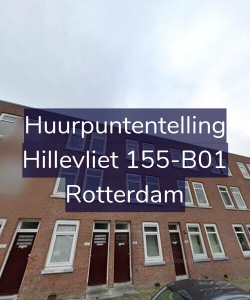 Foto gevel Huurpuntentelling voor Hillevliet 155-B01, Rotterdam