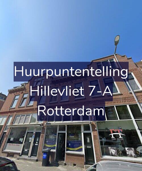 Foto gevel Huurpuntentelling voor Hillevliet 7-A, Rotterdam