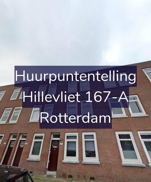 Foto gevel Huurpuntentelling voor Hillevliet 167-A, Rotterdam