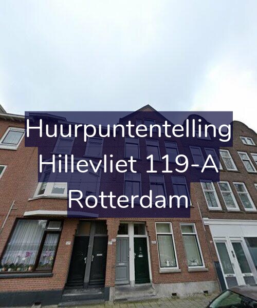 Foto gevel Huurpuntentelling voor Hillevliet 119-A, Rotterdam