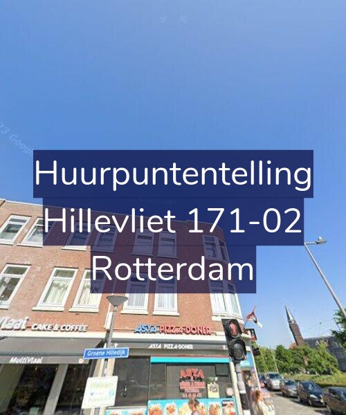 Foto gevel Huurpuntentelling voor Hillevliet 171-02, Rotterdam
